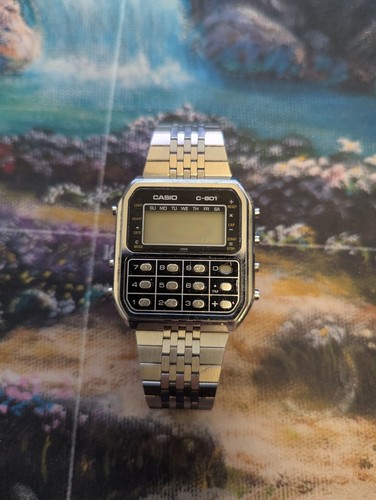 Casio 801 calculator watch - casio,