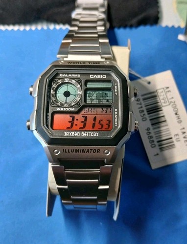 Casio watch world time - casio,
