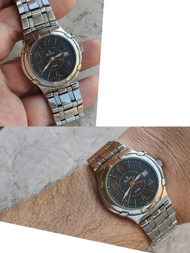 90s bulova accutron - accutron, alarm