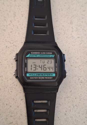 Casio digitaluhr schwarz - casio,