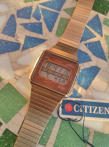 Vintage lcd digitaluhr citizen - lcd,