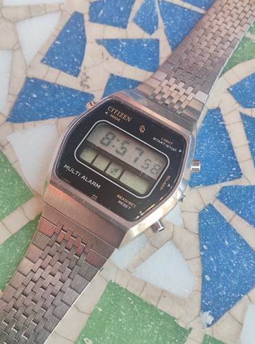 Vintage lcd digitaluhr citizen - digitaluhr,