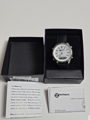 Geemarc solaruhr watch - watch, shake